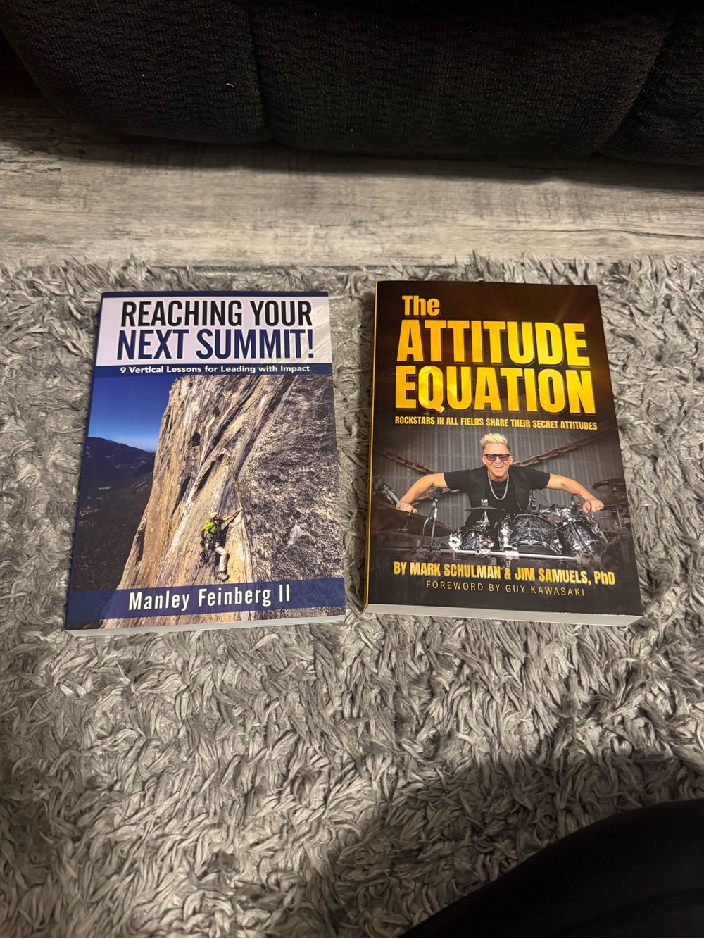 2 brand new books- Reaching your next summit and the attitude equation